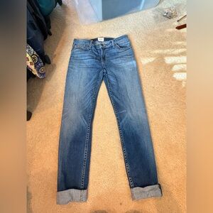 Hudson Jeans Blue Straight Leg Denim